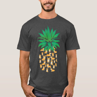 Camiseta Cute Pembroke Welsh Corgi Dogs Pineapple Men Women