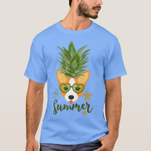 Camiseta Cute Pembroke Welsh Corgi Perros Niña Pineapple