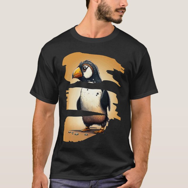 Camiseta Cute Penguin (Anverso)