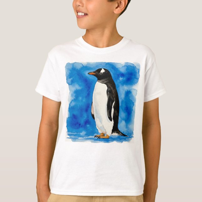 Camiseta Cute Penguin feliz (Anverso)