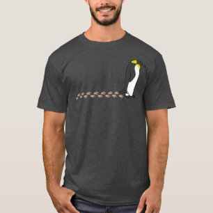 Camiseta Cute Penguin Waddling Snow Wildlife Footprint