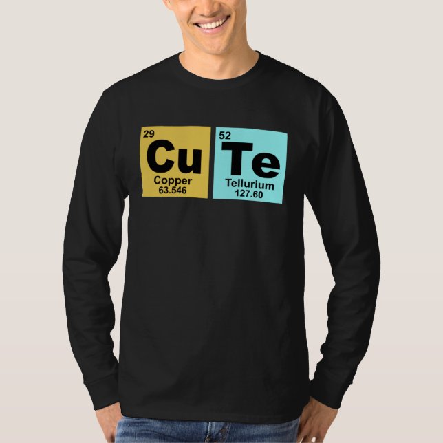 Camiseta Cute Periodic Table for Chemistry Student (Anverso)