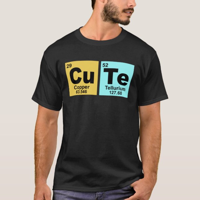 Camiseta Cute Periodic Table for Chemistry Student (Anverso)