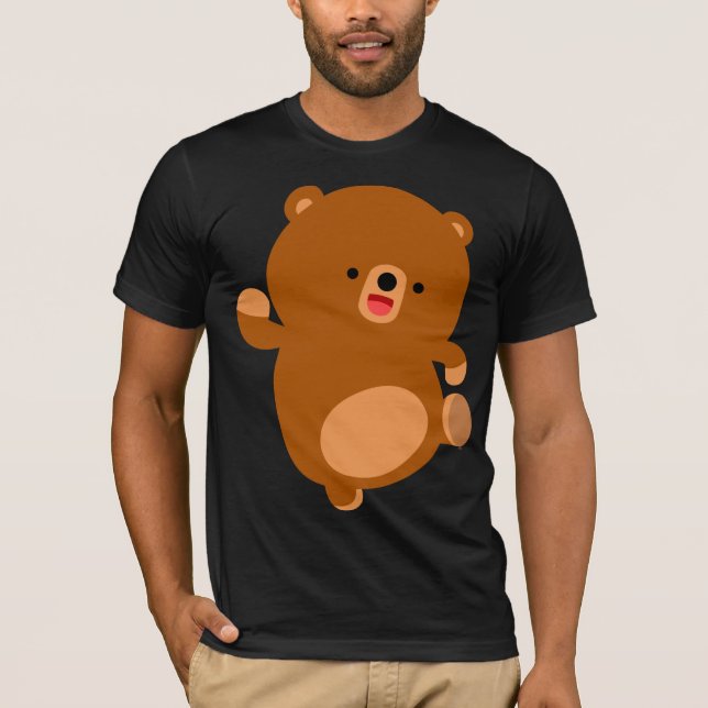 Camiseta Cute Perky Personalizado Bear (Anverso)