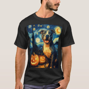 Camiseta Cute Perro American Staffordshire Terrier Hallowee