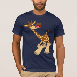 Camiseta Cute Personalizado Ambling Giraffe T-Shirt