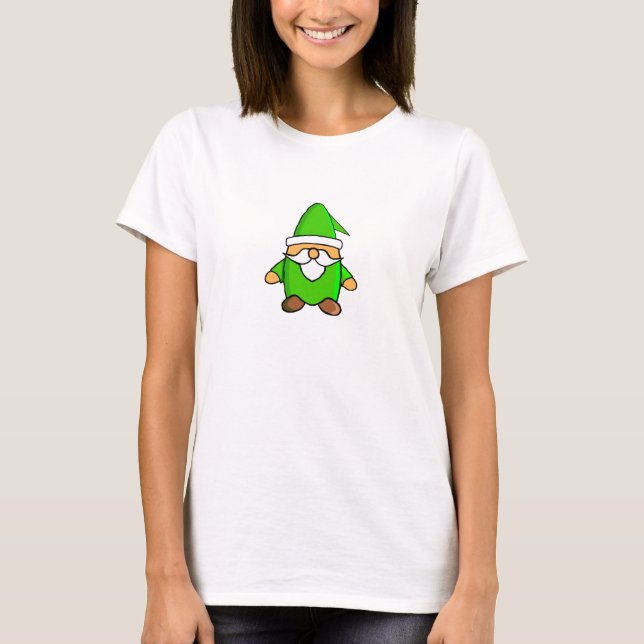Camiseta Cute Personalizado Gnome T-Shirt (Anverso)