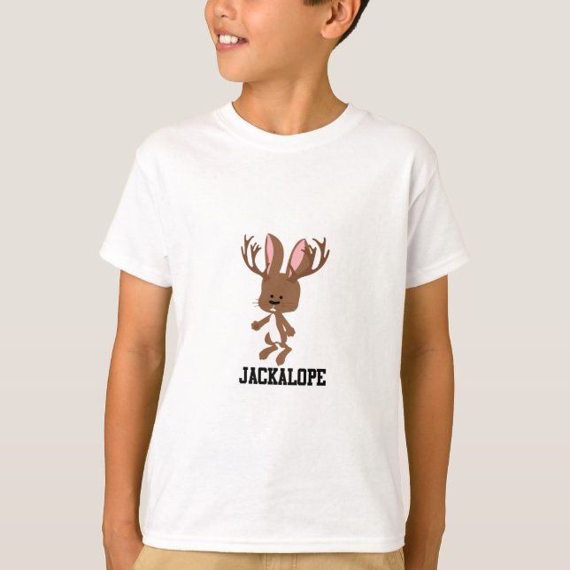 Camiseta Cute Personalizado Jackalope (Anverso)