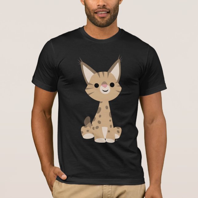 Camiseta Cute Personalizado Lynx T-Shirt (Anverso)