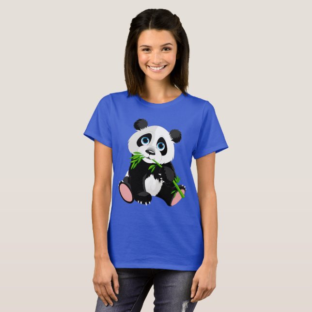 Camiseta Cute Personalizado Panda Bear (Anverso completo)