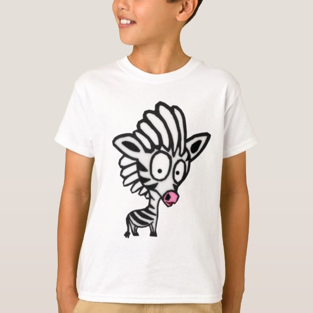 Camiseta Cute Personalizado Zebra (Anverso)