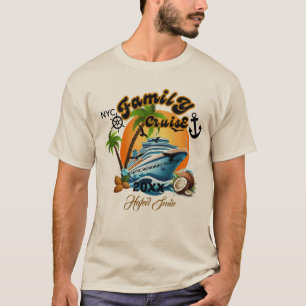 Camiseta Cute Personalized Cruise Ship Viaje Familiar Atard