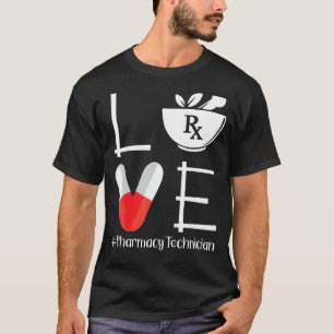 Camiseta Cute Pharmacy Tech Love Technist
