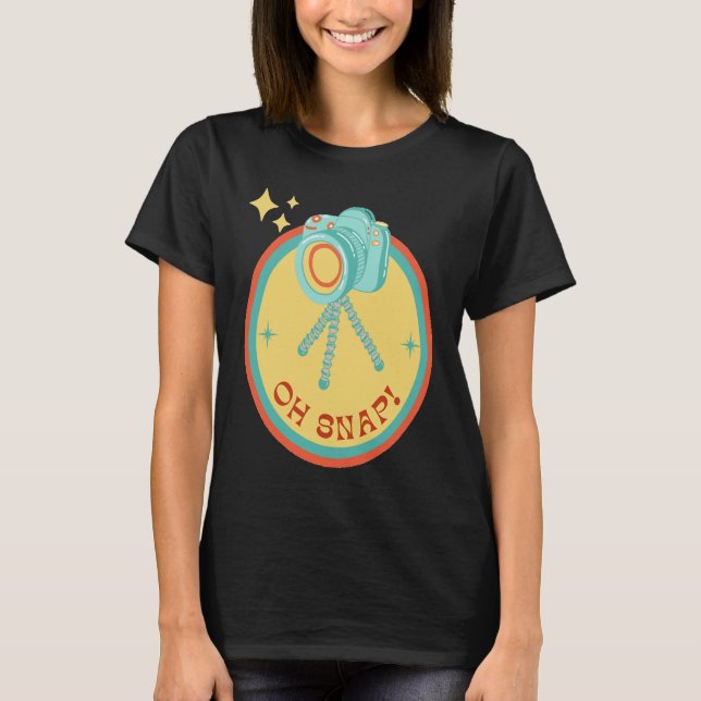 Camiseta Cute Photography Oh Snap (Anverso)