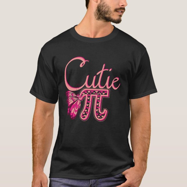 Camiseta Cute Pi Butterfly Math Holiday Mathematics  Pi Day (Anverso)