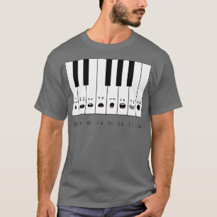 Camiseta Cute Piano Notes