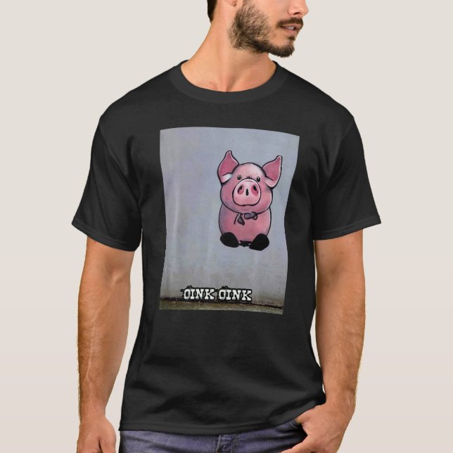 Camiseta Cute Pig Piggie Oink Oink  1 (Anverso)