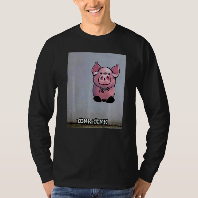 Camiseta Cute Pig Piggie Oink Oink  1 (Anverso)