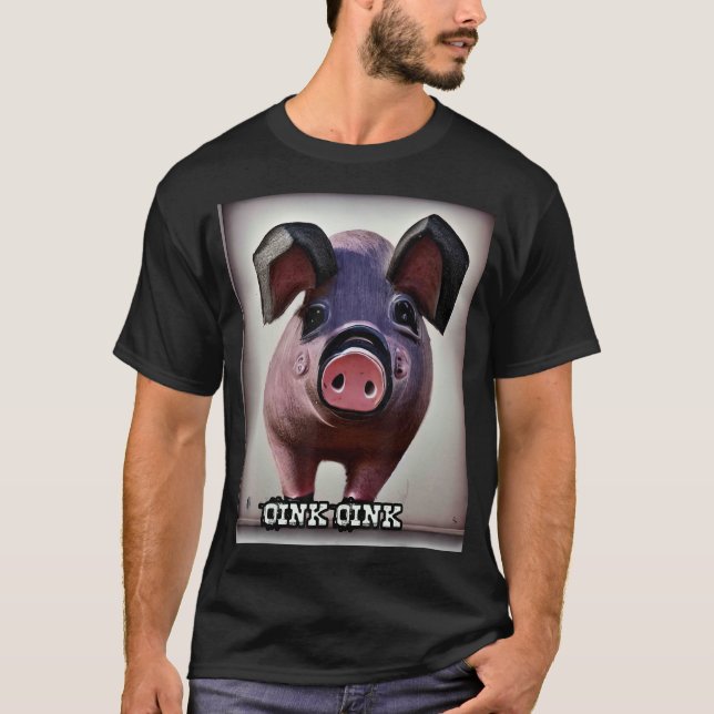 Camiseta Cute Pig Piggie Oink Oink 21 (Anverso)