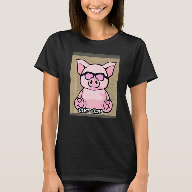 Camiseta Cute Pig Piggie Oink Oink 23 (Anverso)