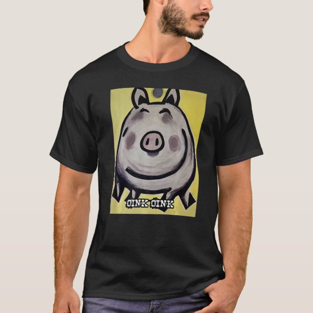 Camiseta Cute Pig Piggie Oink Oink 24 (Anverso)