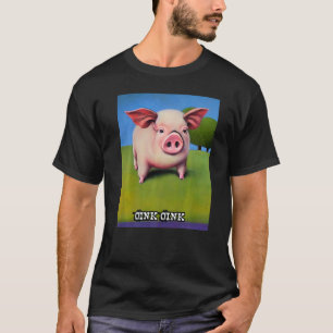 Camiseta Cute Pig Piggie Oink Oink 25