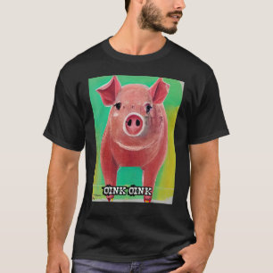 Camiseta Cute Pig Piggie Oink Oink 26