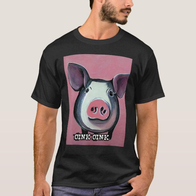Camiseta Cute Pig Piggie Oink Oink 29 (Anverso)
