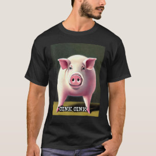 Camiseta Cute Pig Piggie Oink Oink 30