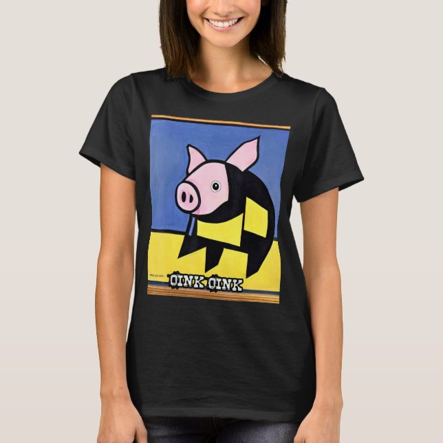 Camiseta Cute Pig Piggie Oink Oink 31 (Anverso)