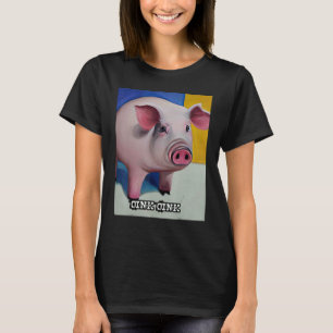 Camiseta Cute Pig Piggie Oink Oink 45