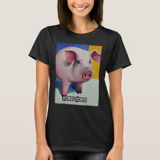 Camiseta Cute Pig Piggie Oink Oink 45