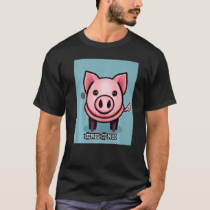 Camiseta Cute Pig Piggie Oink Oink 50