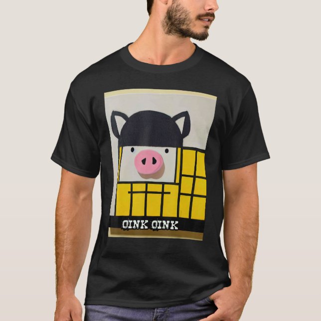 Camiseta Cute Pig Piggie Oink Oink 54 (Anverso)