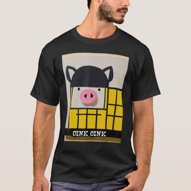 Camiseta Cute Pig Piggie Oink Oink 54 (Anverso)