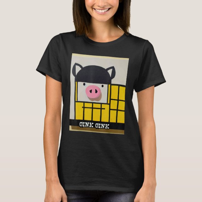 Camiseta Cute Pig Piggie Oink Oink 54 (Anverso)