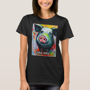 Camiseta Cute Pig Piggie Oink Oink 56