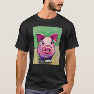 Camiseta Cute Pig Piggie Oink Oink 58