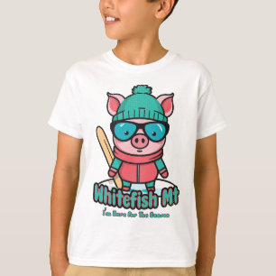 Camiseta Cute Pig Skip Whitefish Mountain