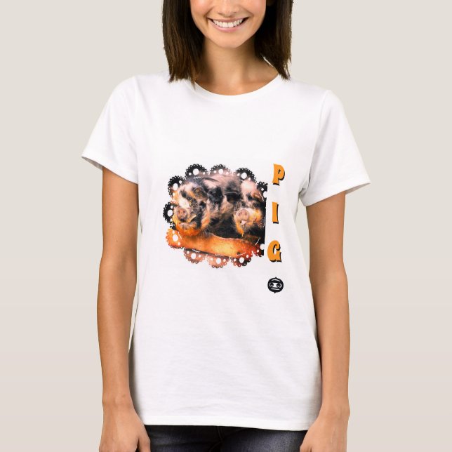 Camiseta Cute Pigs Pig Piggy for a true fan (Anverso)