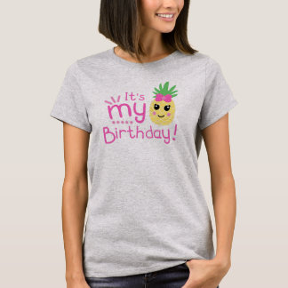 Camiseta Cute piña es mi cumpleaños