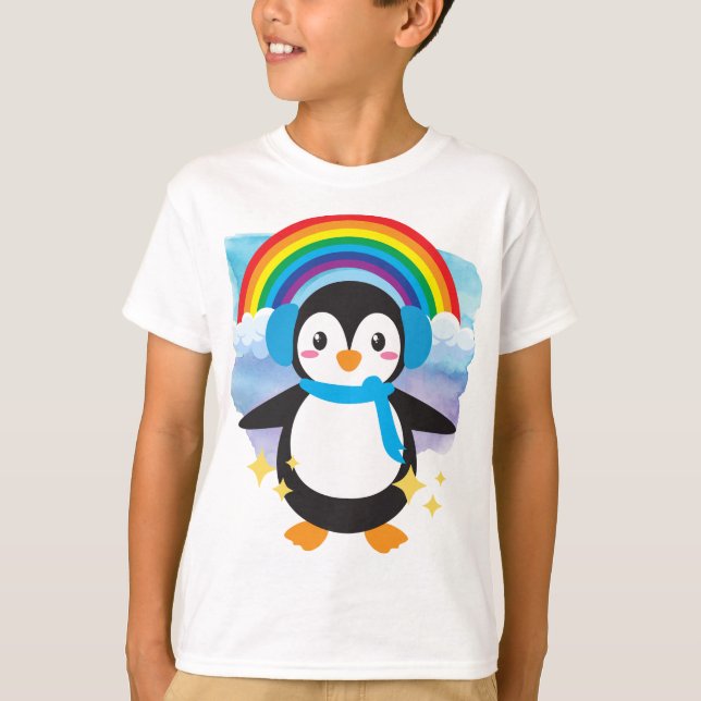Camiseta Cute pingüino (Anverso)
