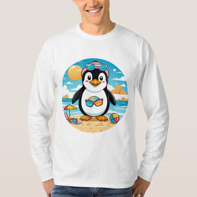 Camiseta Cute pingüino (Anverso)