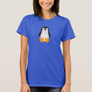 Camiseta Cute pingüino grande