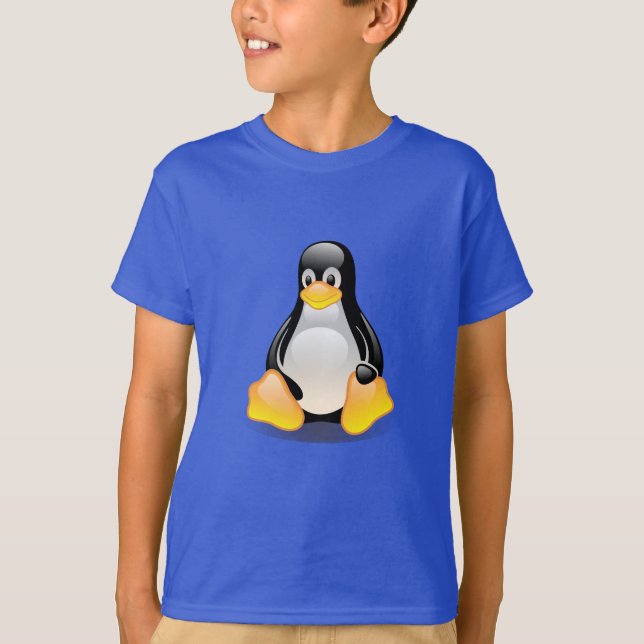 Camiseta Cute pingüino | Logotipo de Linux | Pingüino (Anverso)