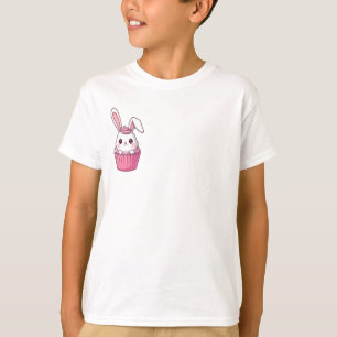 Camiseta Cute Pink Bunny Cupcake Kids