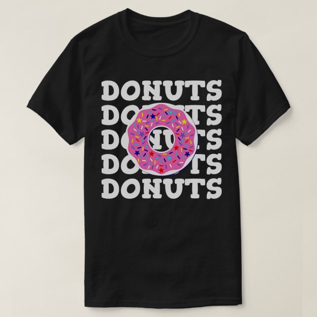 Camiseta Cute Pink Donut  (Diseño del anverso)