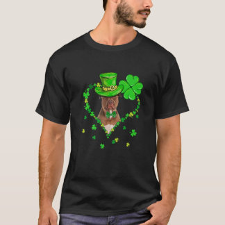 Camiseta Cute Pitbull Saint Patrick's Day Dogs Dad Mom