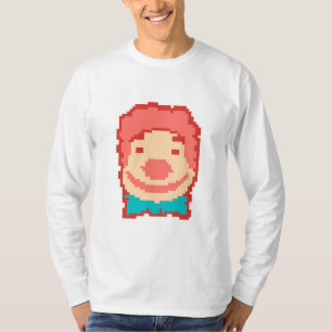 Camiseta Cute pixelado payaso arrojar almohada toalla de go