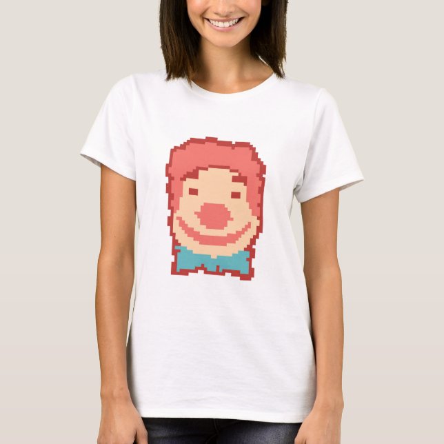 Camiseta Cute pixelado payaso arrojar almohada toalla de go (Anverso)